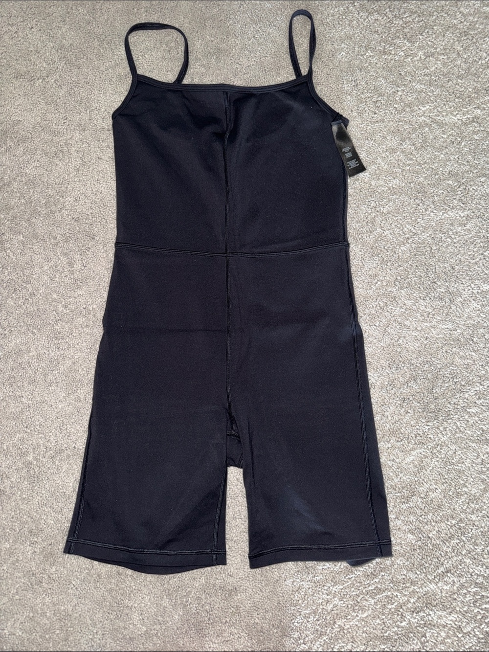 Wilfred Black Spaghetti-Strap One-Piece Bodysuit
